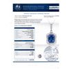 Image 4 : 9.22 ctw Tanzanite and 0.85 ctw Diamond Platinum Pendant (GIA CERTIFIED)
