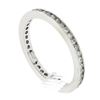 Image 9 : 14k White Gold .60 ctw Channel Set Round Diamond Eternity Stack Wedding Band Rin