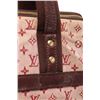 Image 5 : Louis Vuitton Red Monogram Mini Lin Canvas Josephine Gm Shoulder Bag