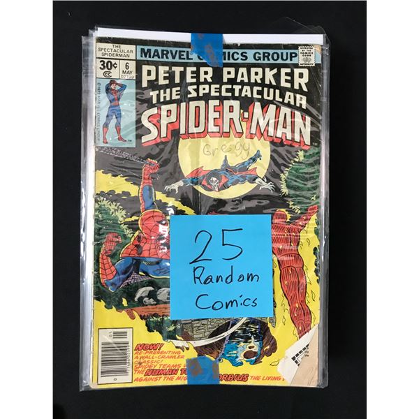 LOT OF 25 COMICS VARIOUS TITLES