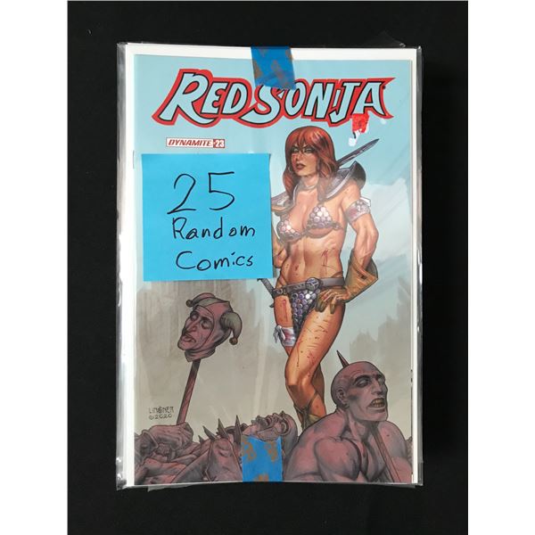 LOT OF 25 COMICS VARIOUS TITLES