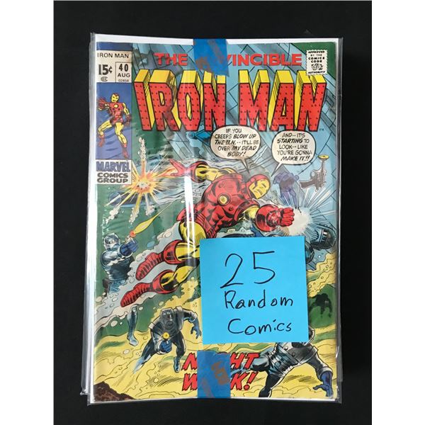 LOT OF 25 COMICS VARIOUS TITLES