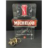 Image 1 : VINTAGE WORKING MICHELOB LIGHT CLOCK
