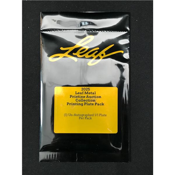 2025 LEAF METAL COLLECTION SEALED PRINTING PLATE PACK - CONTAINS 1/1