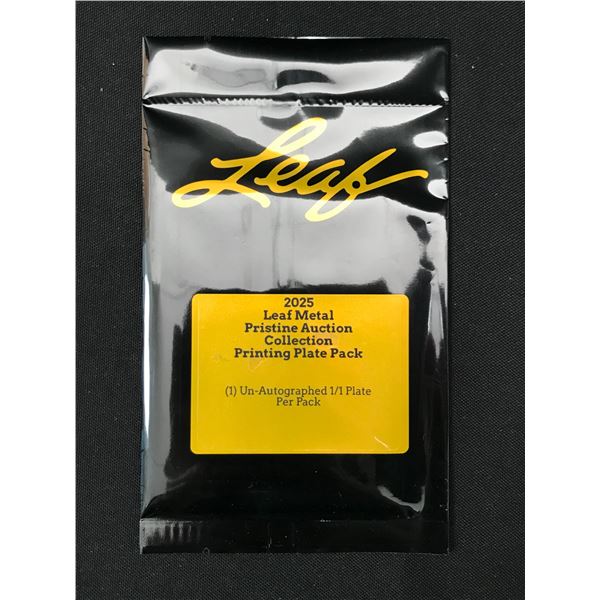 2025 LEAF METAL COLLECTION SEALED PRINTING PLATE PACK - CONTAINS 1/1