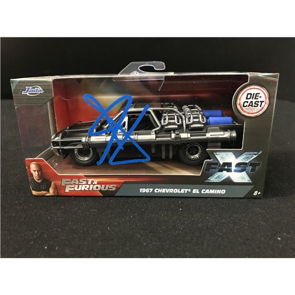 JOHN CENA SIGNED DIE CAST FAST AND FURIOUS CAR - WWOC COA