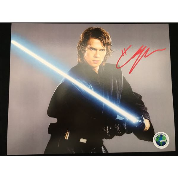 HAYDEN CHRISTENSEN SIGNED 8X10 PHOTO WWOC COA