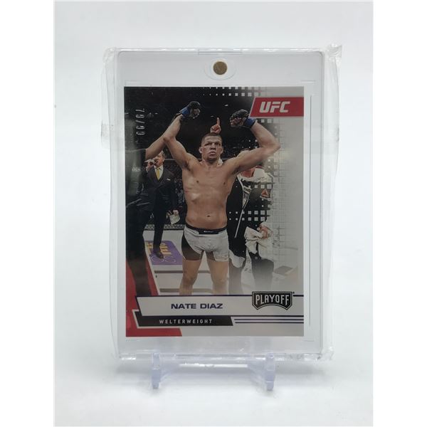 2021 PANINI CHRONICLES PLAYOFF UFC NO.62 NATE DIAZ 79/99