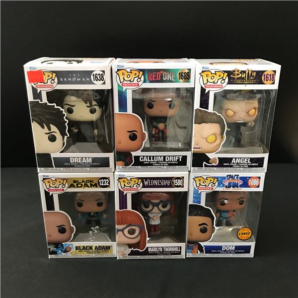 LOT OF 6 FUNKO POPS