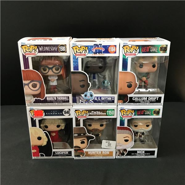 LOT OF 6 FUNKO POPS