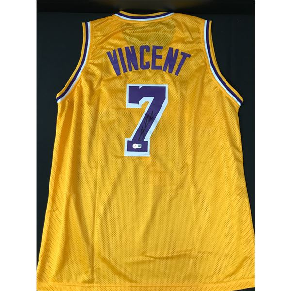 GABE VINCENT SIGNED LOS ANGELES LAKERS JERSEY -