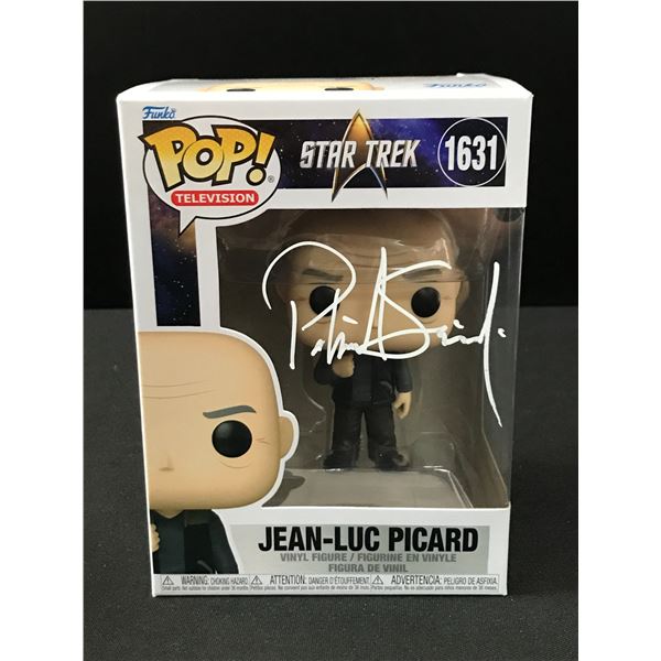 PATRICK STEWART SIGNED JEAN-LUC PICARD STAR TREK FUNKO POP - KB COA