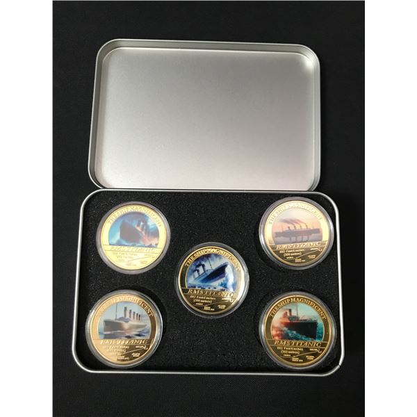TITANIC COMMEMORATIVE COIN SET