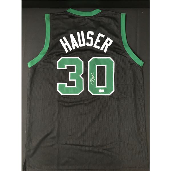 SAM HAUSER SIGNED BOSTON CELTICS BASKETBALL JERSEY - BECKETT COA