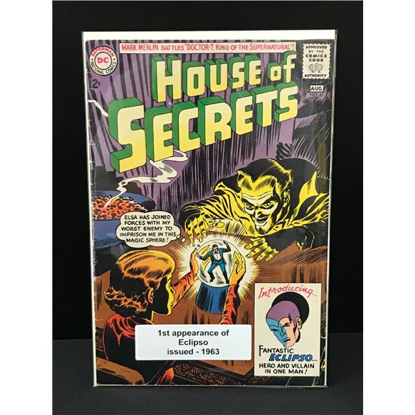 HOUSE OF SECRETS #61 1ST APPEARANCE OF ECLIPSO - DC COMICS