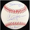 Image 1 : MAJOR LEAGUE MOVIE CAST SIGNED BASEBALL INCLUDING BERINGER, SHEEN AND BERNSEON  - BECKETT COA