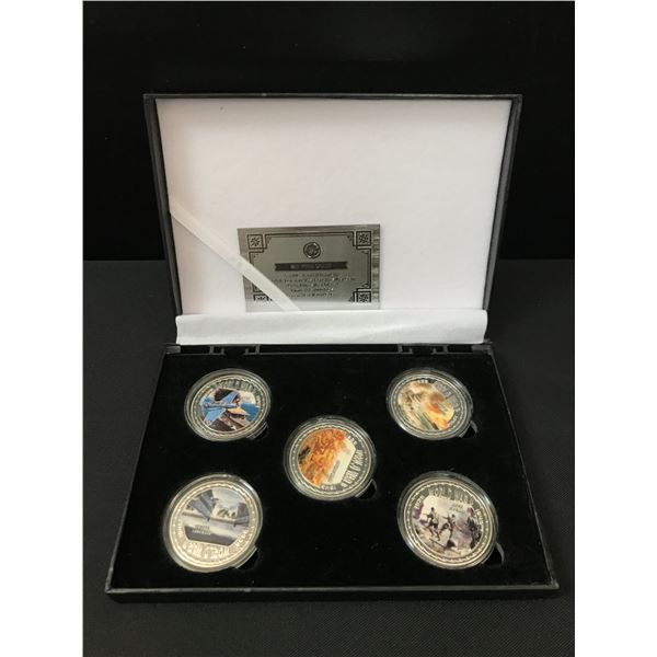 WORLD WAR 1 PLANES COMMEMORATIVE COIN SET