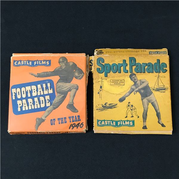 LOT OF 2 1940 CASTLE FILMS - SPORTS PARADE AND FOOTBALL PARADE