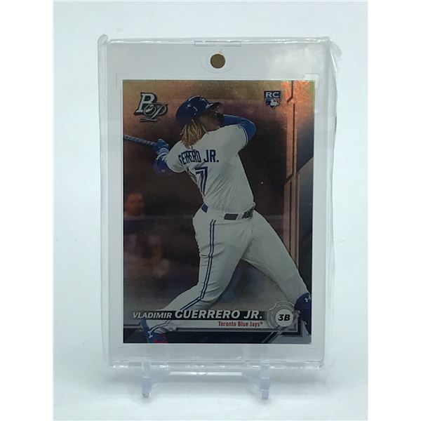 2019 BOWMAN PLATINUM VLADIMIR GUERRERO JR. ROOKIE CARD