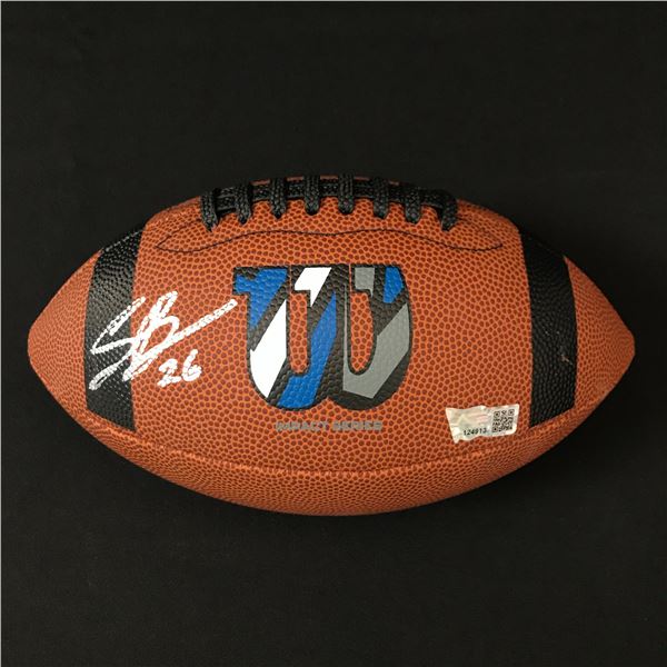 SAQUON BARKLEY SIGNED FOOTBALL - ACE COA