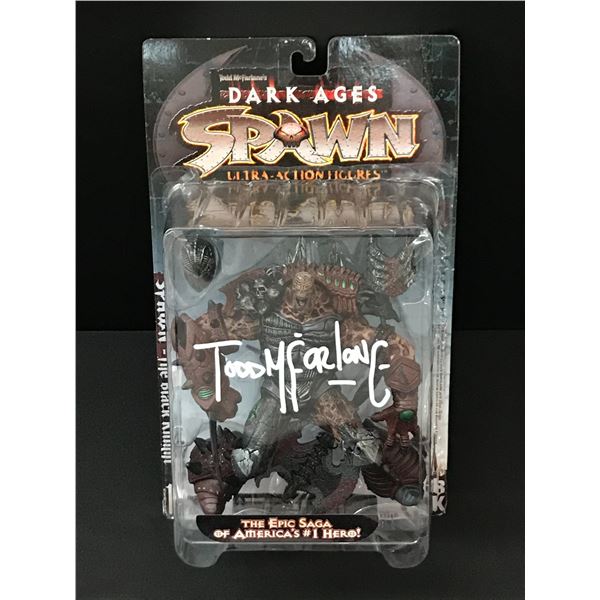 TODD MCFARLANE SIGNED SPAWN ACTION FIGURE