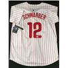 Image 1 : KYLE SCHWARBER SIGNED PHILADELPHIA PHILLIES BASEBALL JERSEY - ACE COA
