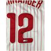 Image 2 : KYLE SCHWARBER SIGNED PHILADELPHIA PHILLIES BASEBALL JERSEY - ACE COA