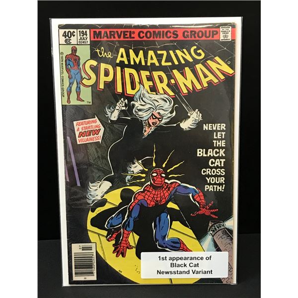 THE AMAZING SPIDERMAN #194 - 1ST APPEARANCE OF BLACK CAT - MARVEL COMICS