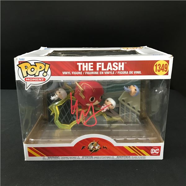 EZRA MILLER SIGNED FLASH FUNKO POP - KB COA
