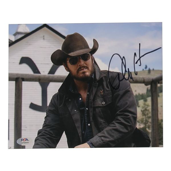 COLE HAUSER SIGNED YELLOWSTONE 8X10 - PSA COA