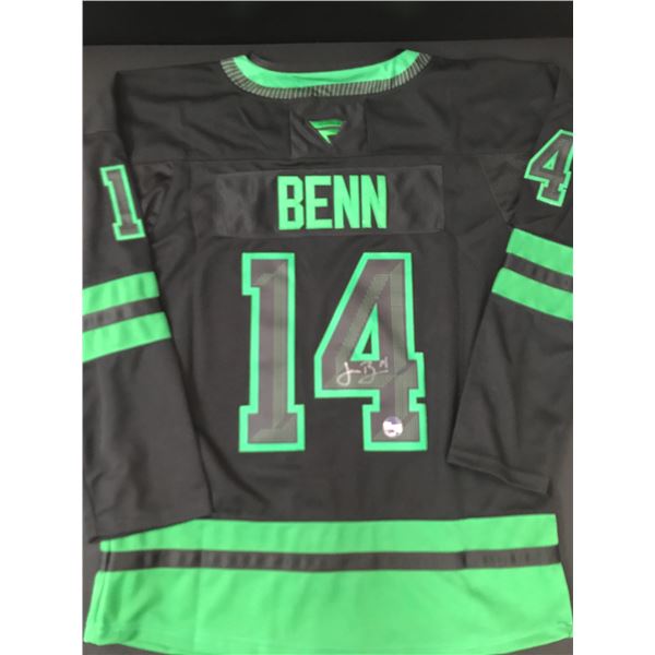 JAMIE BENN SIGNED DALLAS STARS HOCKEY JERSEY - CENTER ICE COA