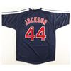 Image 1 : REGGIE JACKSON SIGNED LOS ANGELES ANGELS BASEBALL JERSEY - JSA COA