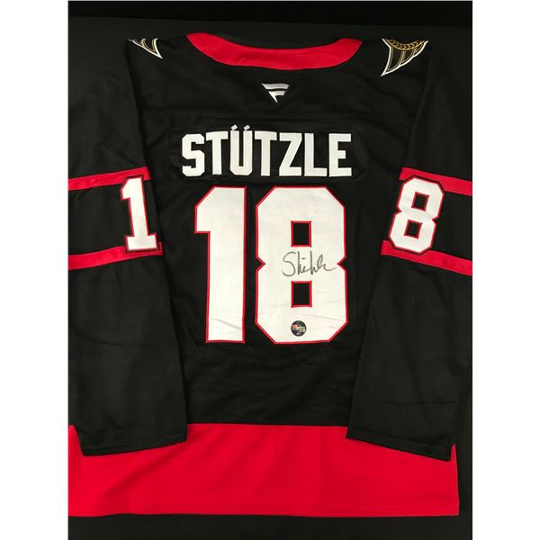 TIM STUTZLE SIGNED OTTAWA SENATORS HOCKEY JERSEY - CENTER ICE COA