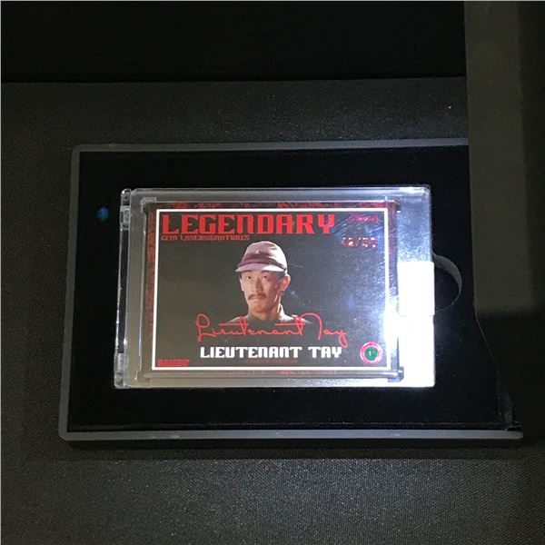 GEORGE CHEUNG SIGNED LIEUTENANT TAY RAMBO KEEPSAKE EDITION CARD