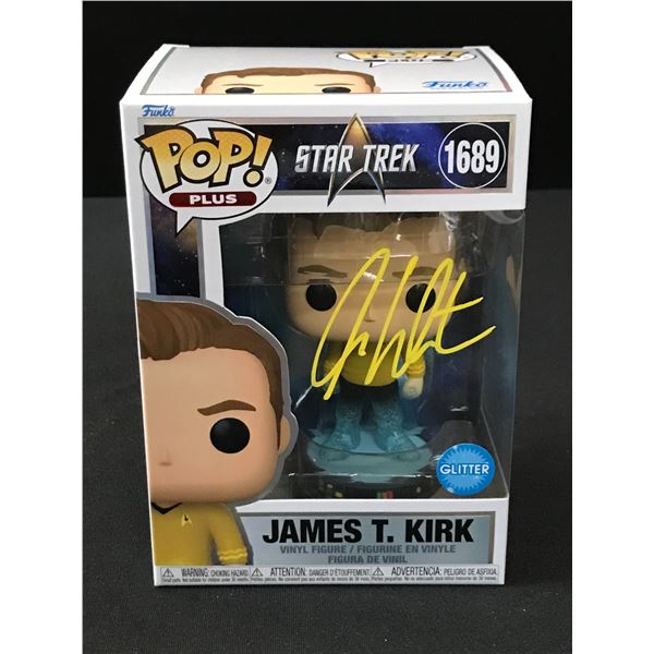 WILLIAM SHATNER SIGNED JAMES T. KIRK FUNKO POP - WWOC COA