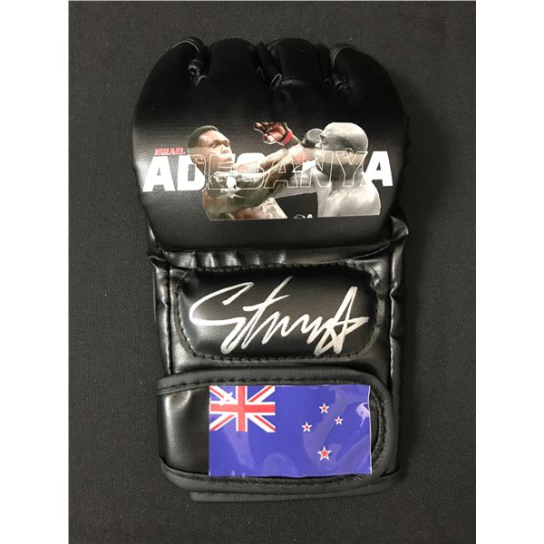 ISRAEL ADESANYA SIGNED MMA FIGHT GLOVE - BECKETT COA