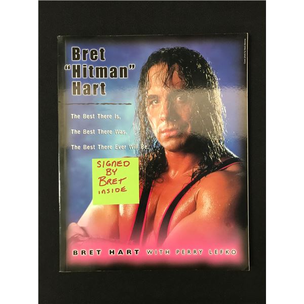 BRET 'HITMAN' HART SIGNED MAGAZINE