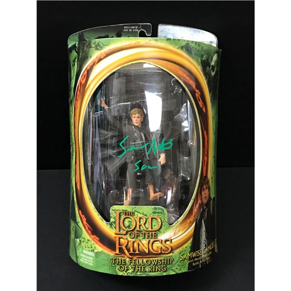 SEAN ASTIN SIGNED SAMWISE GAMGEE LORD OF THE RINGS ACTION FIGURE - PSA COA