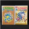 Image 1 : LOT OF 2 SONIC THE HEDGEHOG COMICS #2 AND #3 - ARCHIE COMICS