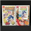 Image 1 : LOT OF 2 SONIC THE HEDGEHOG COMICS #2 AND #5 - ARCHIE COMICS