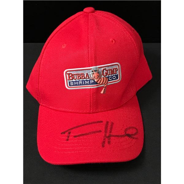 TOM HANKS SIGNED BUBBA SHRIMP HAT - KB COA