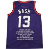 Image 1 : STEVE NASH SIGNED PHOENIX SUNS BASKETBALL JERSEY - BECKETT COA