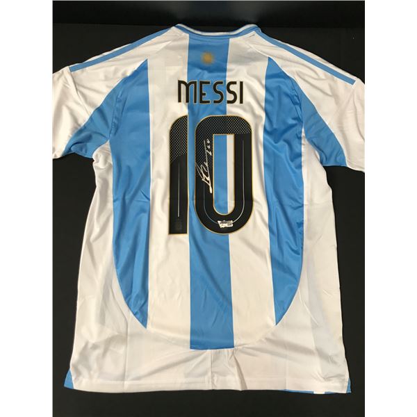 LIONEL MESSI SIGNED ARGENTINA JERSEY - ACE COA