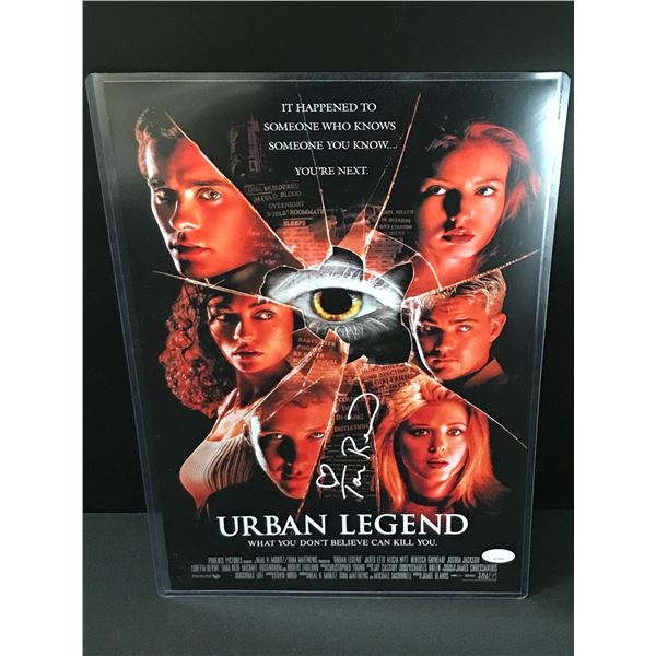 TARA REID SIGNED URBAN LEGENDS 11 X 18 MOVIE POSTER - JSA COA