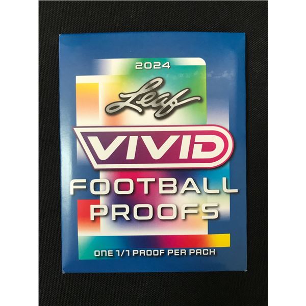 2024 LEAF VIVID PROOFS SEALED PACK - CONTAINS 1/1