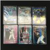 Image 1 : LOT OF 6 BASEBALL CARDS INCLUDING 3 ROOKIES