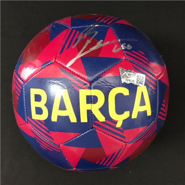 LIONEL MESSI SIGNED FC BARCELONA FOOTBALL - ACE COA