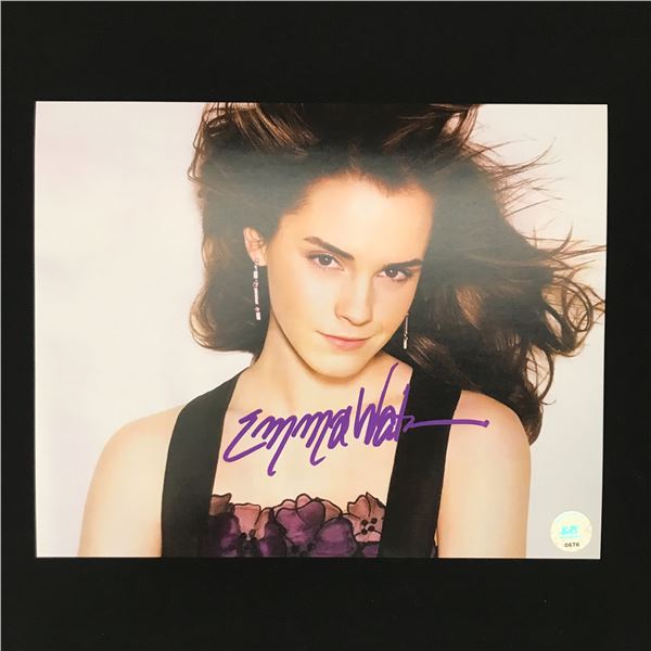 EMMA WATSON SIGNED 8X10 - KB COA