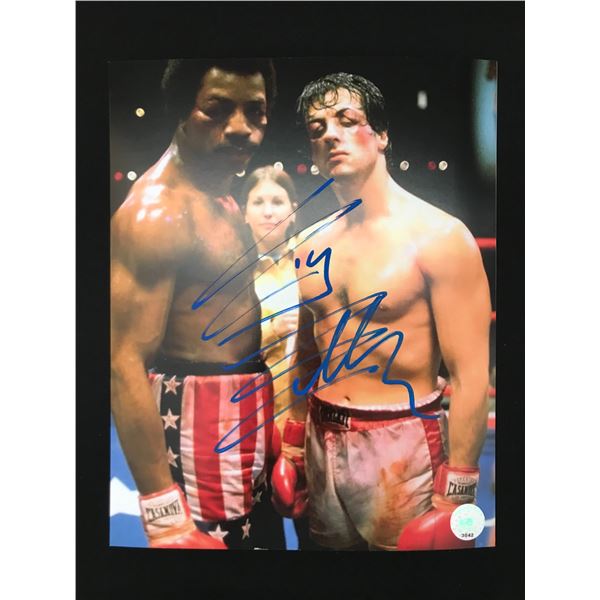 SYLVESTER STALLONE SIGNED ROCKY 8X10 - KB COA