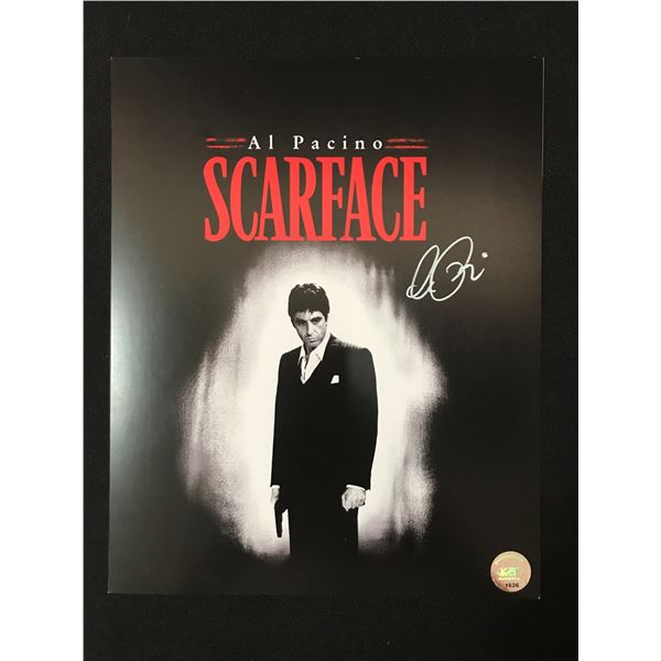 AL PACINO SIGNED SCARFACE 8X10 - KB COA